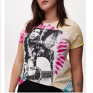 Torrid Bob Marley Crew Tee Multi Tie-Dye 🖤